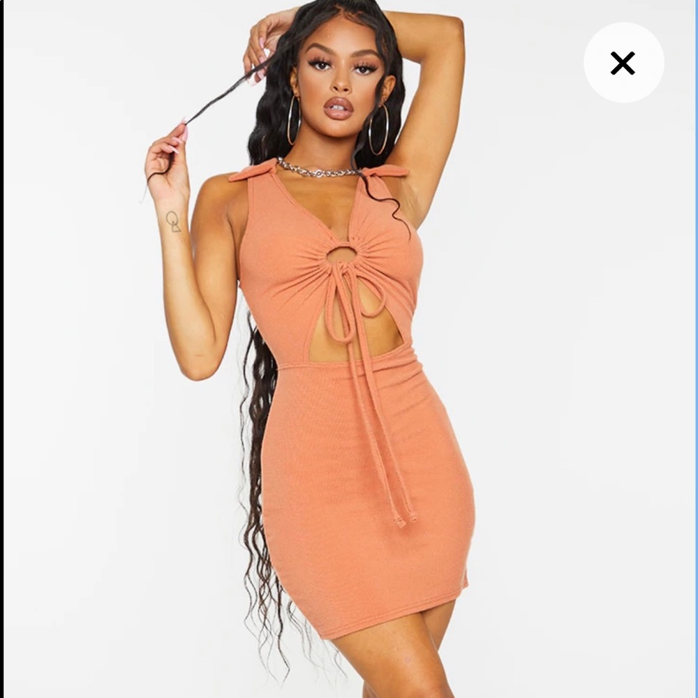 Cut out mini dress